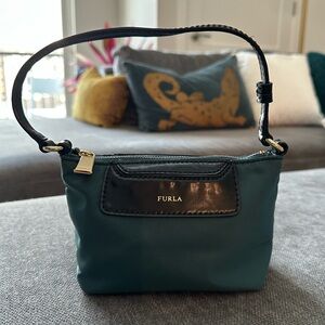 Furla Teal & Black Mini Bag